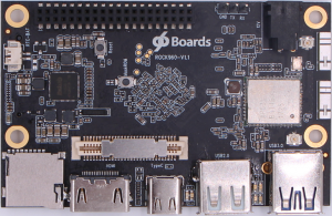 Rock960 board - front view