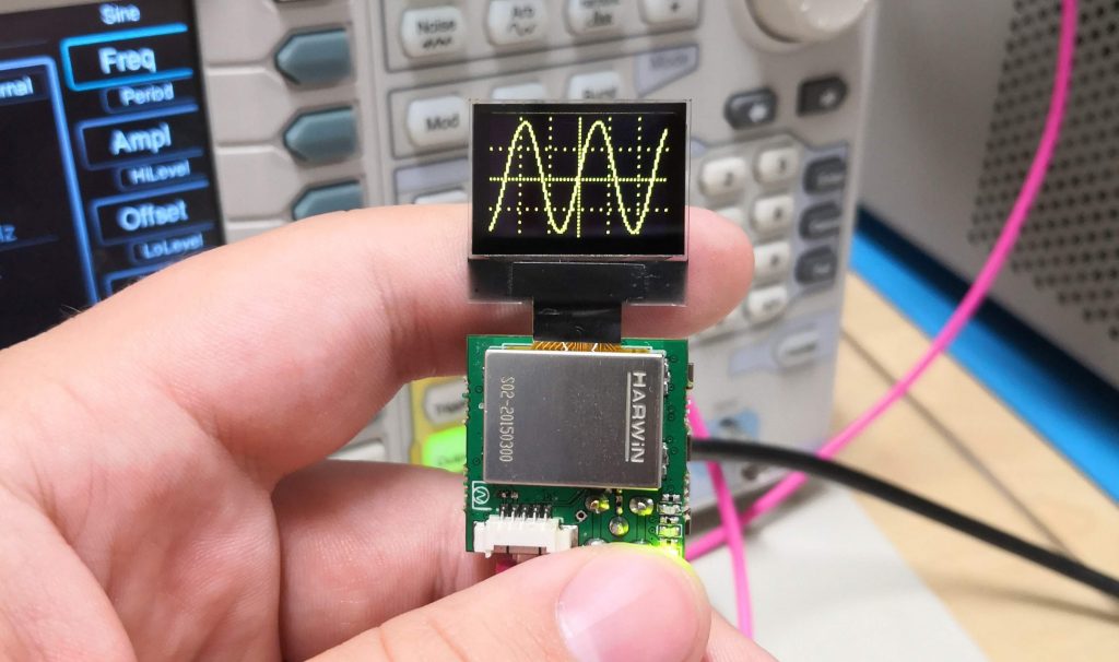 1 Square Inch 20MSPS Oscilloscope