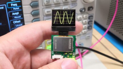 1 Square Inch 20MSPS Oscilloscope