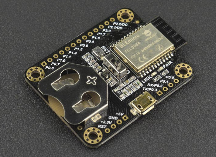 BLE Micro is a Tiny Bluetooth 4.0 Development Board