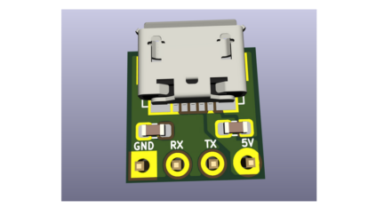 Tiny USB to UART Converter using CH330