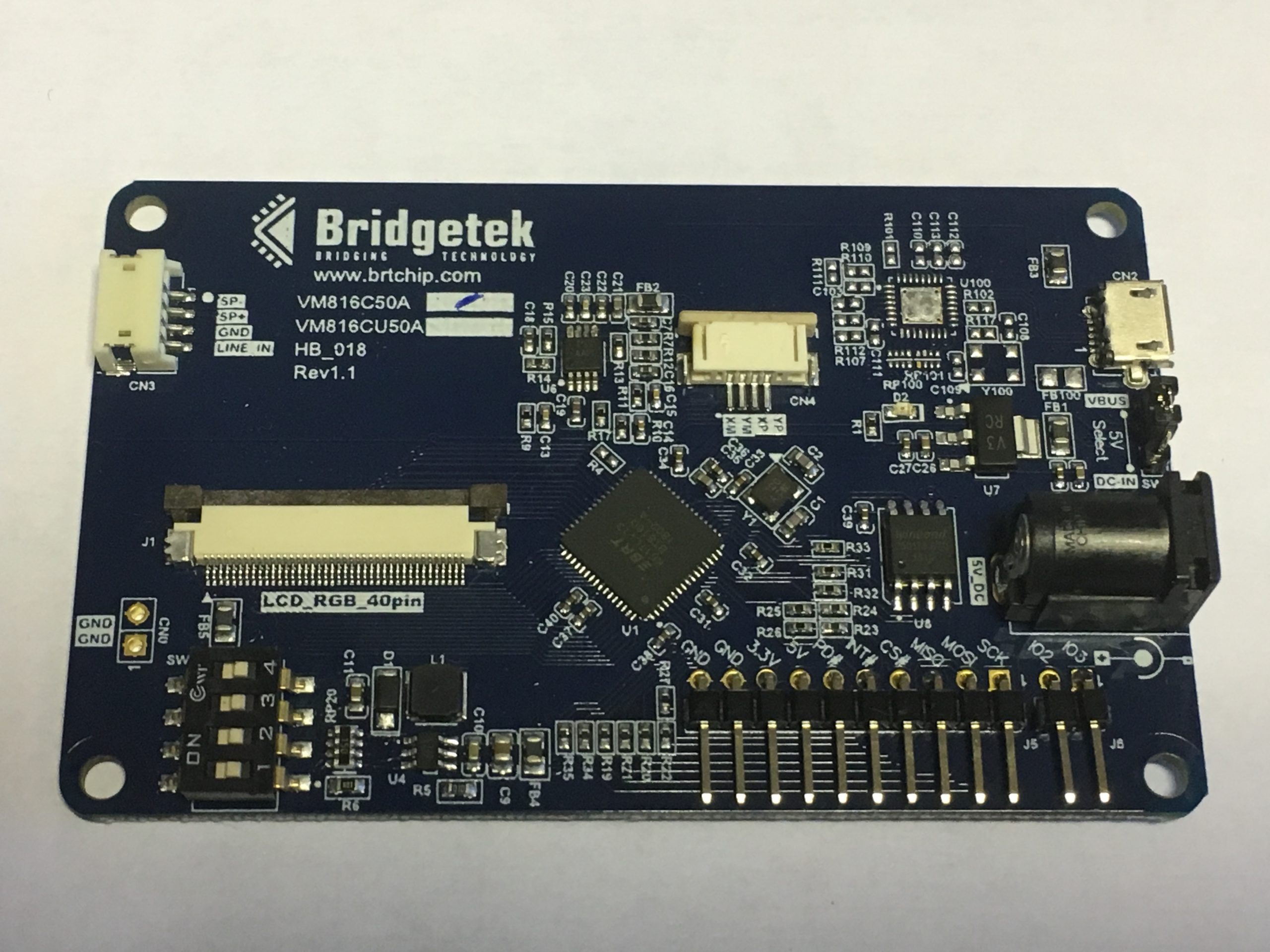 Credit Card Sized HMI Development Hardware