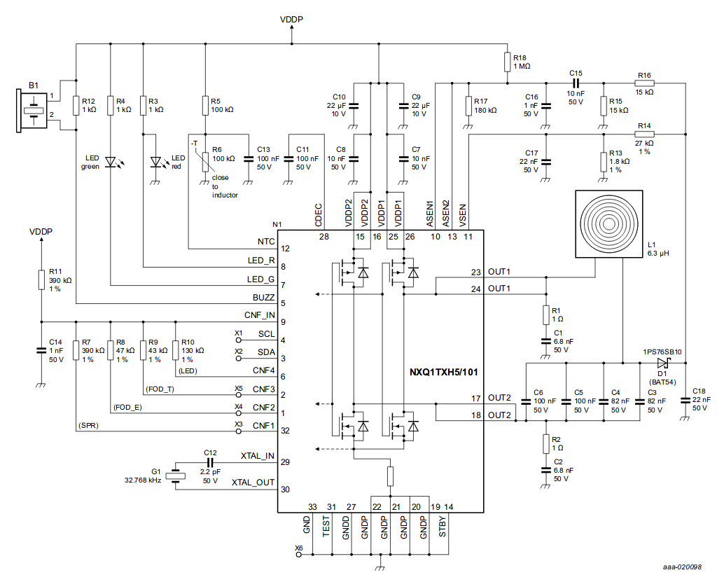 Using NXP’s NXQ1TXH5 Qi Charging Circuit