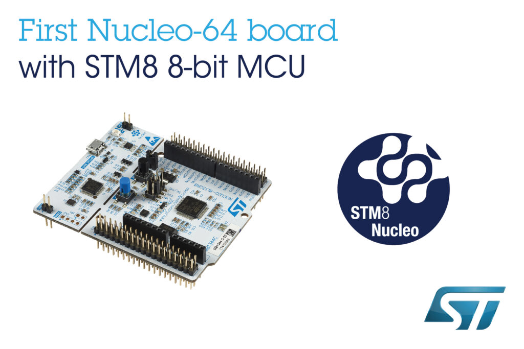 Latest Nucleo boards access open source 8-bit MCU I/Os Latest Nucleo boards access open source 8-bit MCU I/Os