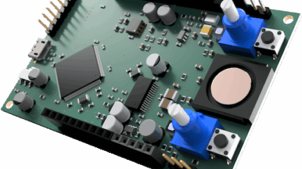 The Chirp Explorer Board, a first for data-over-sound.
