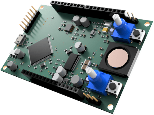 The Chirp Explorer Board, a first for data-over-sound.