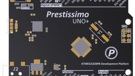 Prestissimo Uno+: Arduino with more I2C UART SPI ADC IO PWM