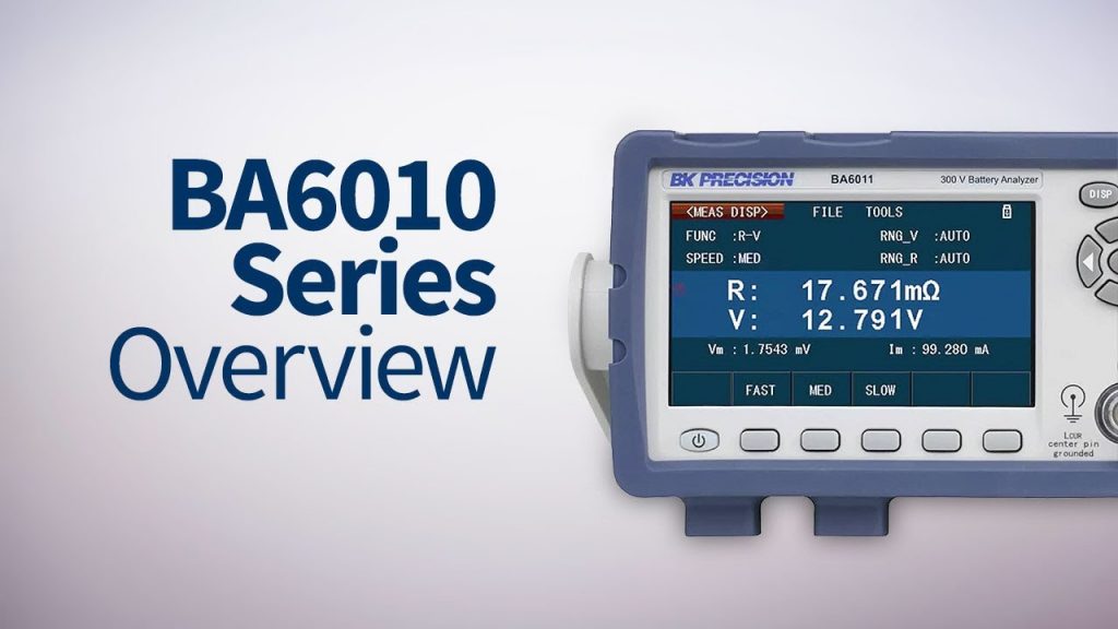 BKprecision’s BA6010 Series Battery Analyzers – Model BA6010