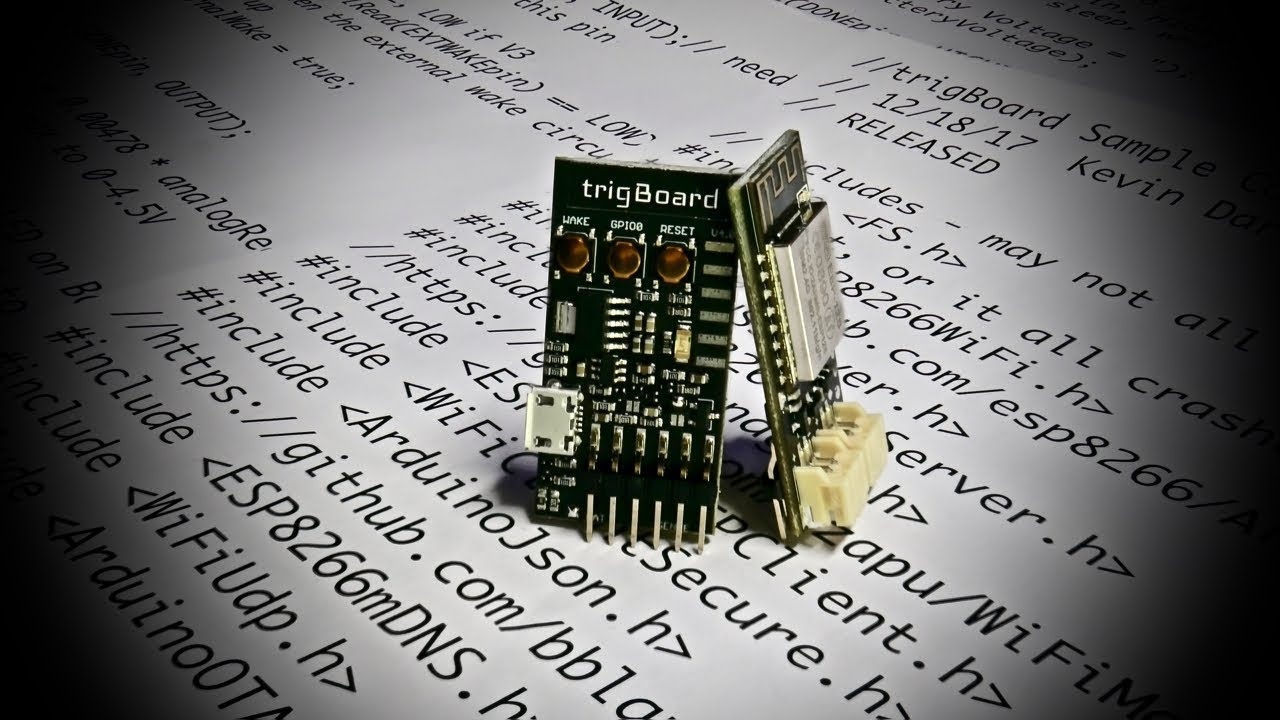 TrigBoard – Ultra low power ESP8266 IoT platform