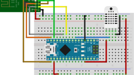 NRF24L01 Based Wireless Weather Station with DHT22 and 3.2″ TFT display
