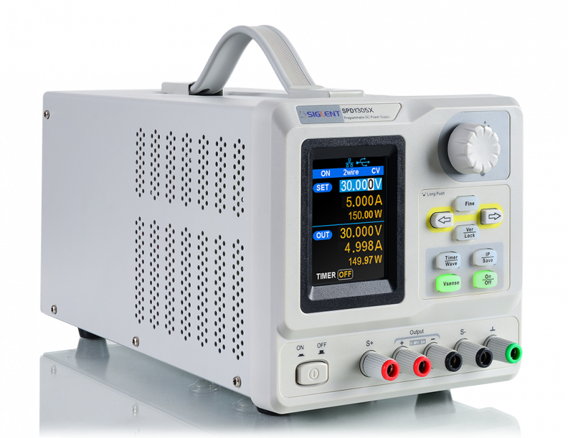 SPD1305X – 30V 5A Single output Power Supply from Siglent