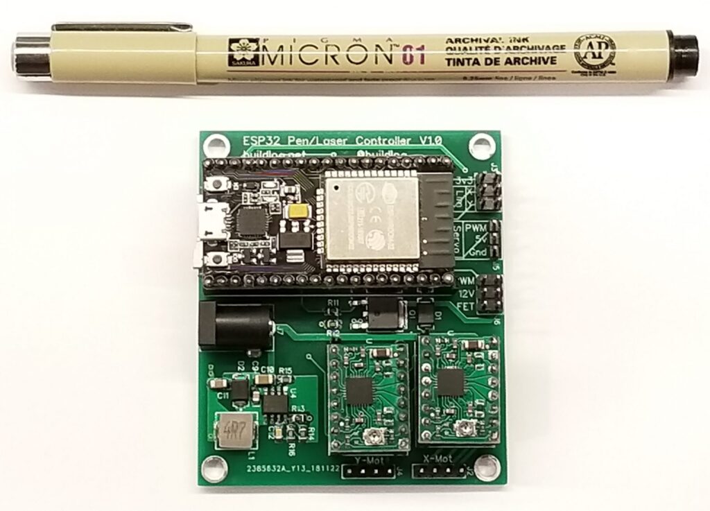 DIY Pen/Laser Engraver ESP32 Controller