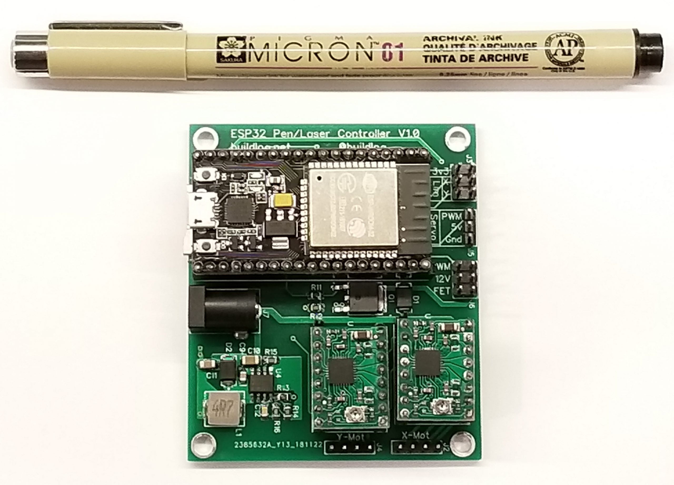 DIY Pen/Laser Engraver ESP32 Controller