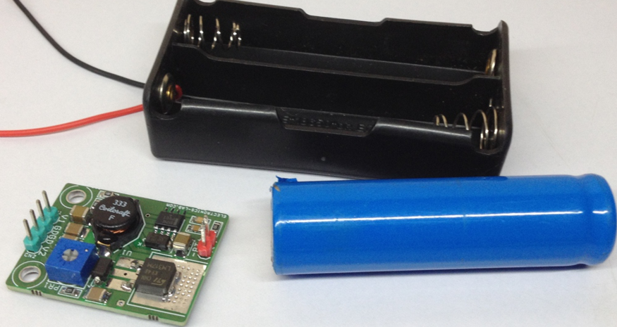 2x LiPO Battery to 12V and 5V Converter