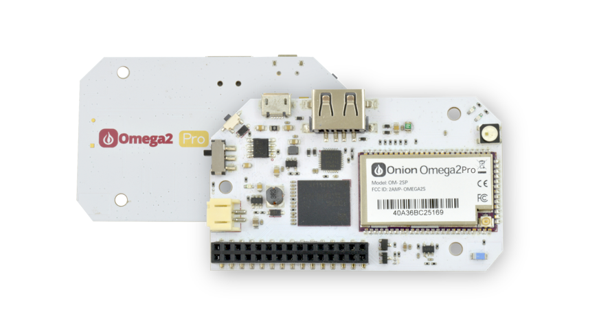 Onion Omega2 Pro – A tiny, open source Linux dev board