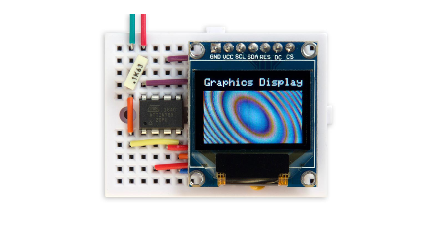Colour Graphics Library for SD1331 OLED display