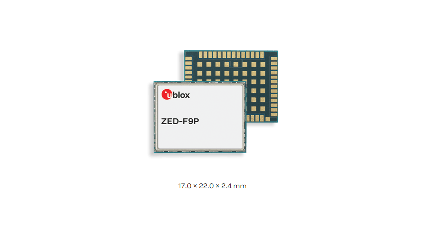 ZED-F9P module – u-blox F9 high precision GNSS module