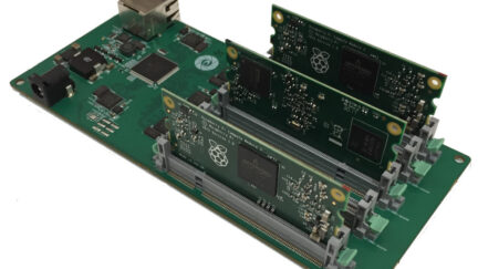 5 Node Raspberry Pi 3 CoM Carrier Board With GbE Switch