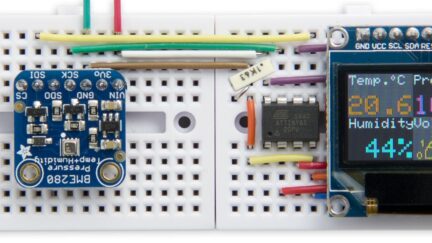 ATtiny85 Weather Station with SD1331 OLED display