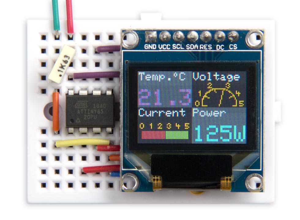 Widget Dashboard for ATtiny85 Widget Dashboard for ATtiny85