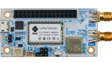 WisTrio LORA Tracker by RAK Wireless is based on the RK5205