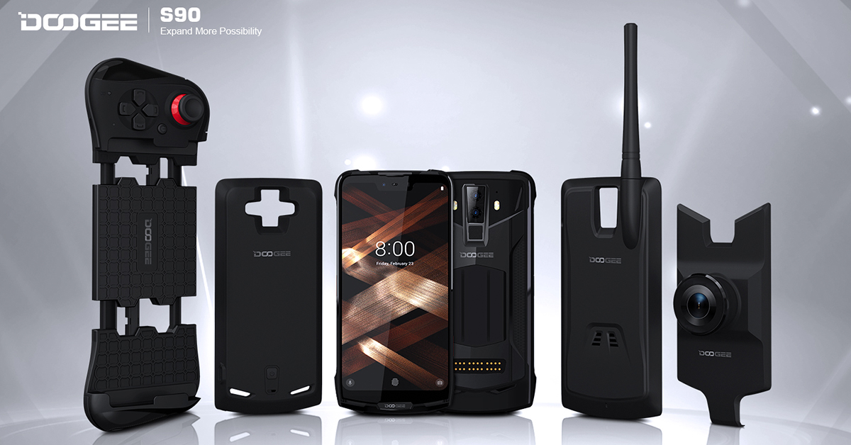 The All-in-one DOOGEE S90 Modular Rugged Phone will be Debuted at Crowdfunding Platform