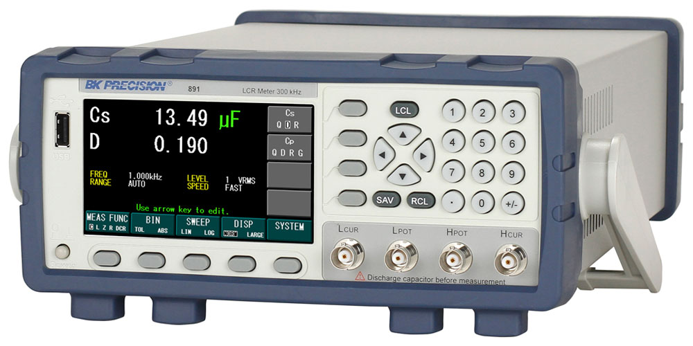 Digital LCR Meter 200KHz MCH-2816A Test Frequency Meter High Precision Size : 198-242V