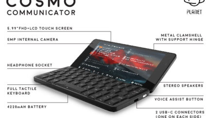 Cosmo Communicator Smartphone Runs Android 9 or Linux