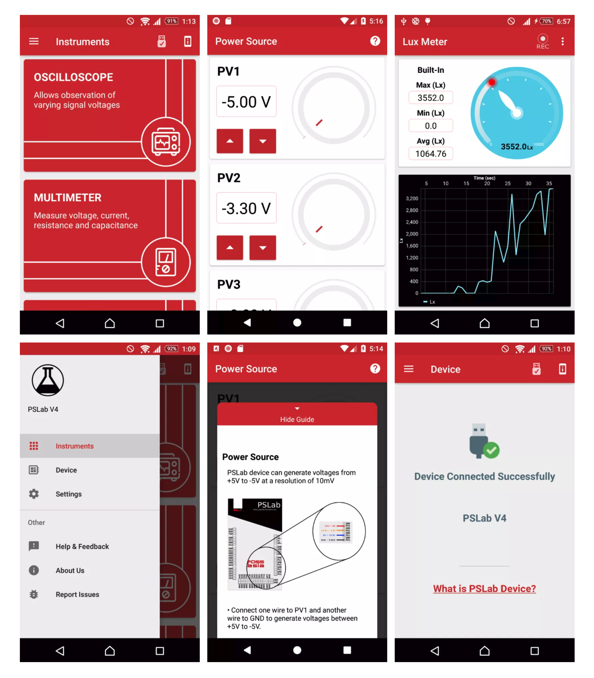 PSLan android app