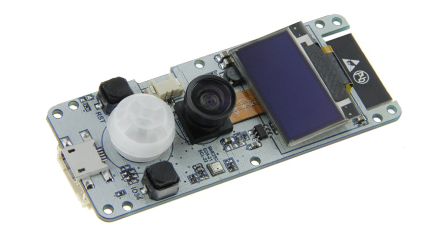 TTGO T-Camera is an ESP32 CAM Board With OLED and AI Capabilities.