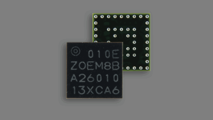 u-blox ZOE-M8B tiny GNSS SiP module