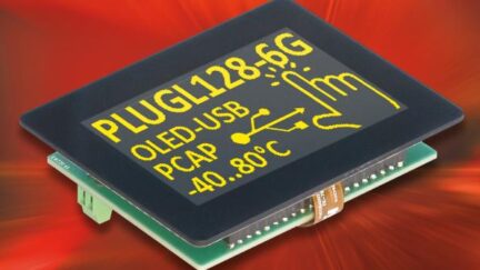 OLED-Display with USB and Touch