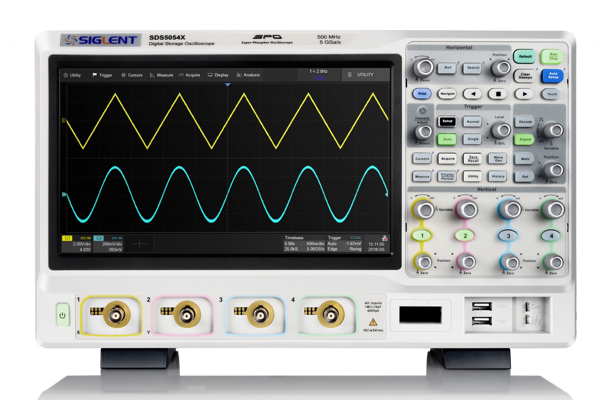 Economical Siglent SDS5000X 350MHz-1GHz Oscilloscopes