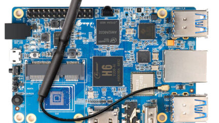 Allwinner H6 “Orange Pi 3” SBC with GbE and mini-PCIe