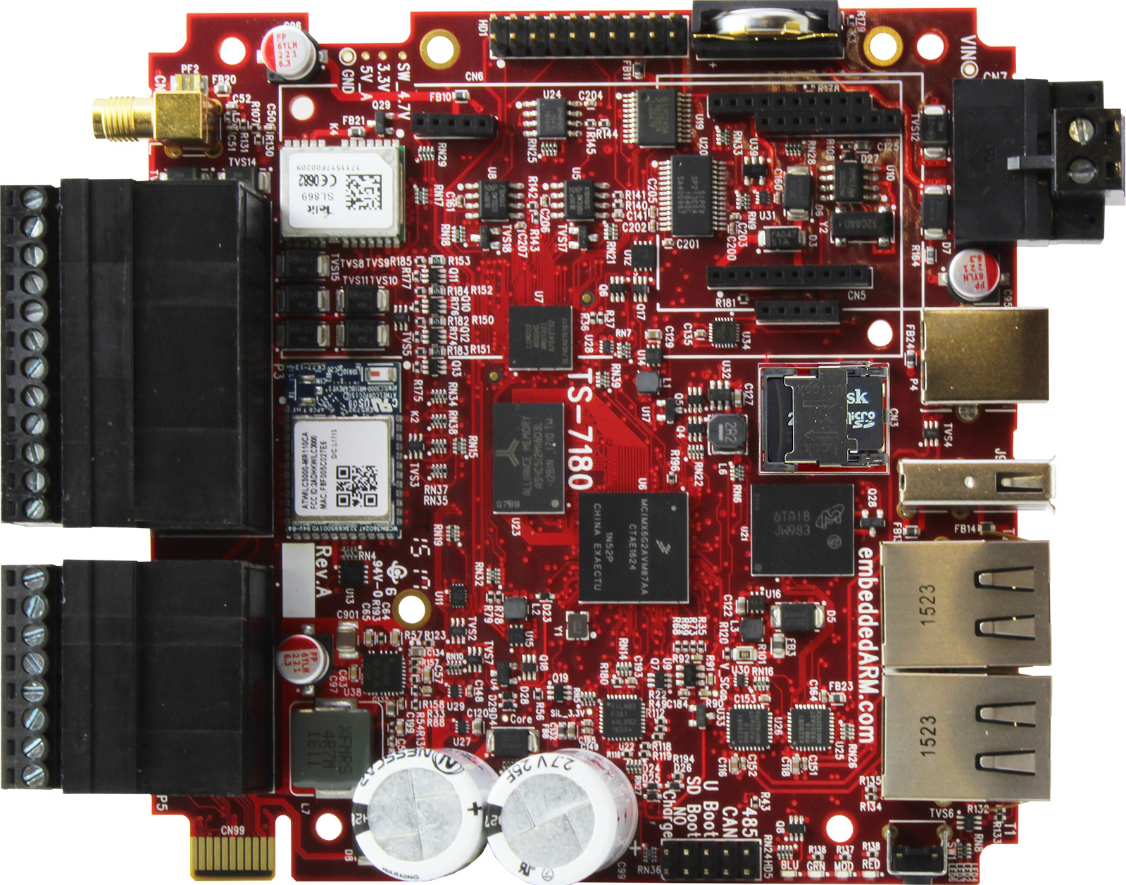 Technologic Systems newest single board computer, the TS-7180, enters in to Engineering Sampling