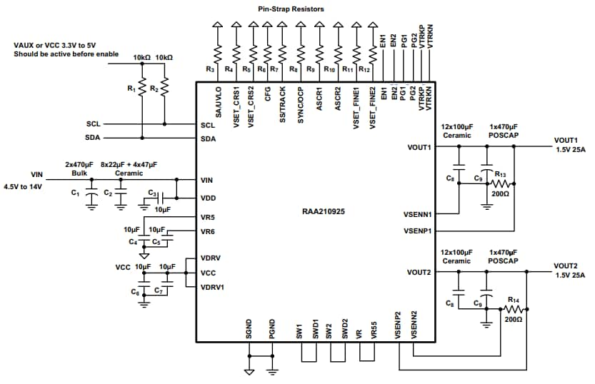 Renesas Electronics RAA210925 DC/DC Power Modules - Electronics-Lab