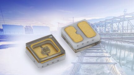New Vishay Intertechnology Mid-Power Ultraviolet Emitting Diode With Quartz Window