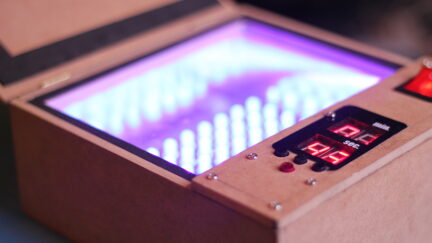 UV Exposure Box Project with timer