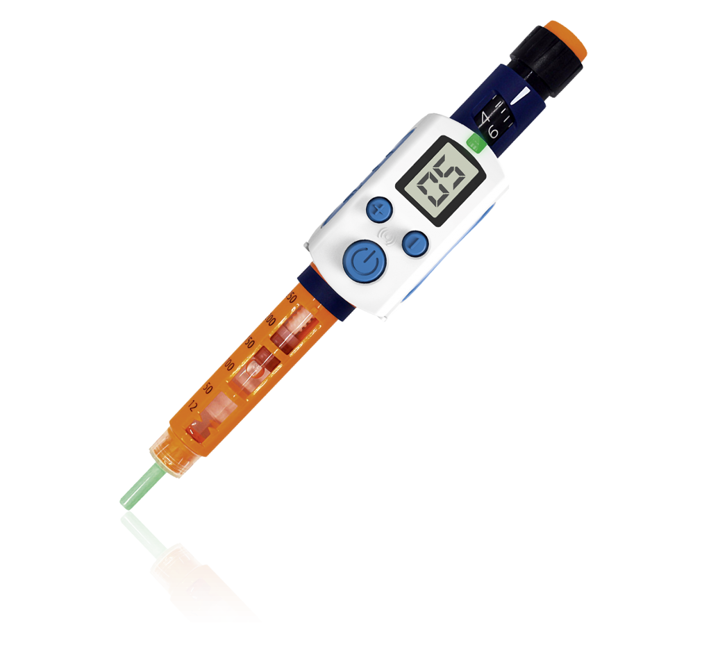 Insulin Injection Monitor Dosage and Wirelessly Transmits Data to Smartphone