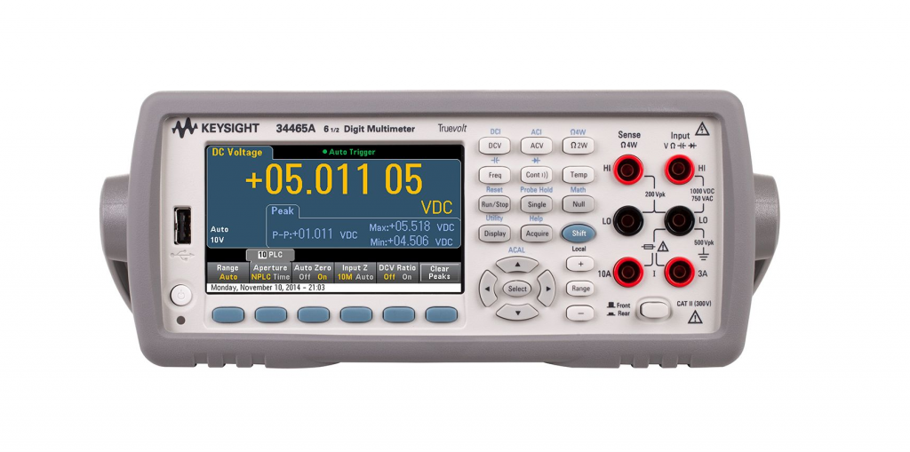 Keysight 34465A Digital Multimeter, 6 ½ Digit, Truevolt DMM