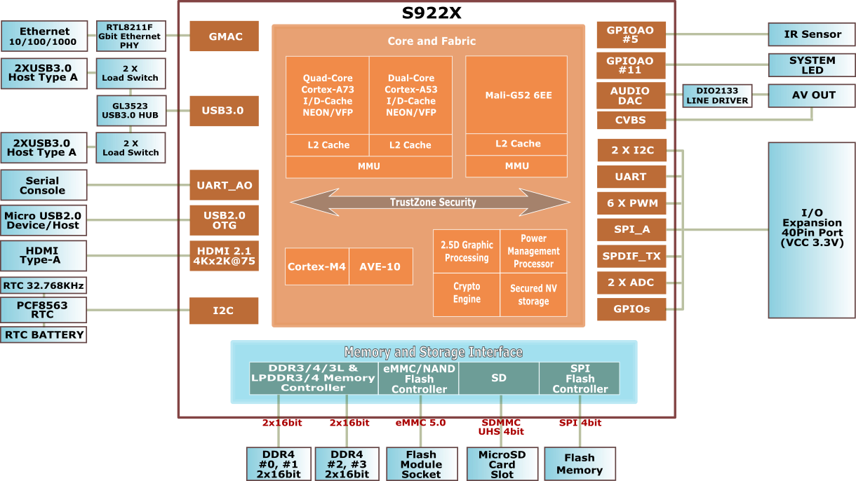 Amlogic cortex