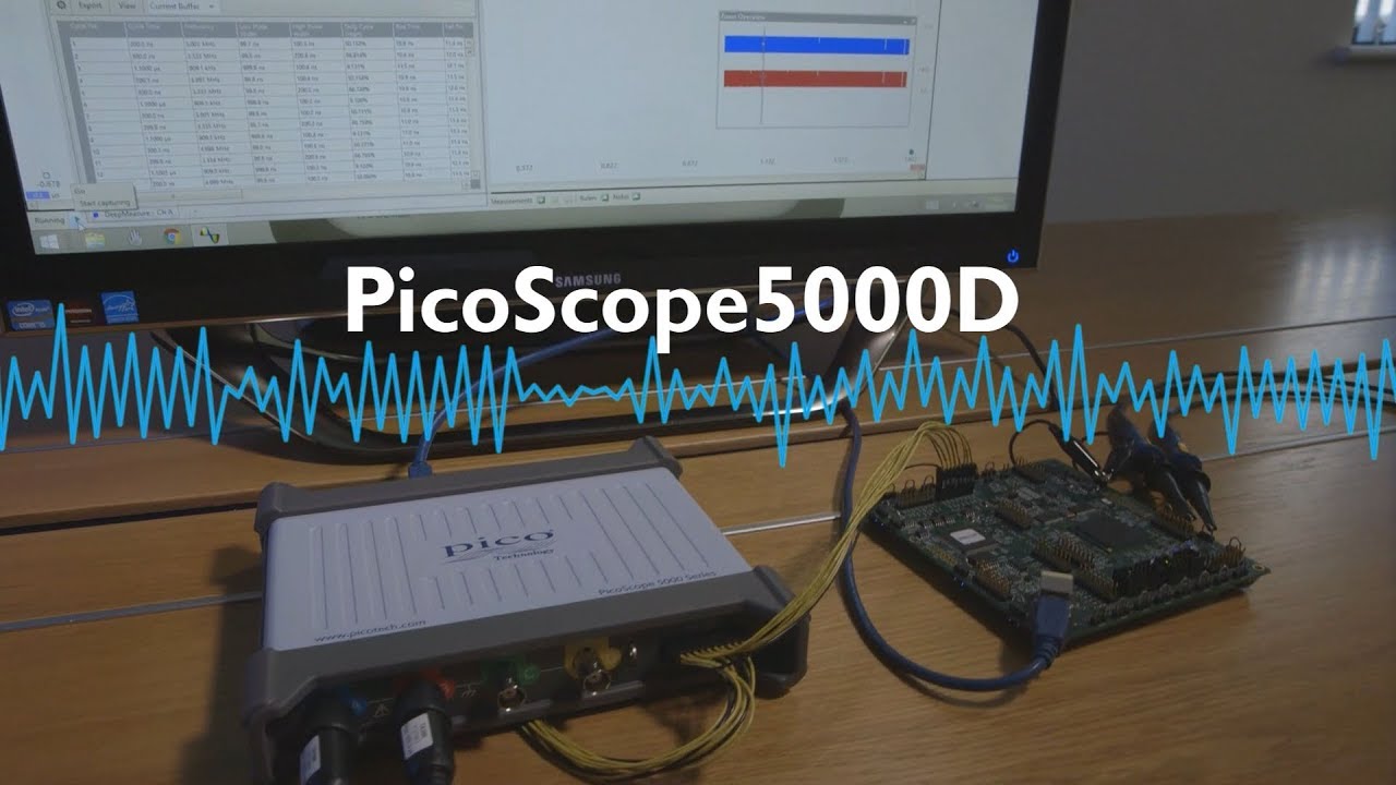 PicoScope® 5000 Series Flexible Resolution USB Oscilloscope