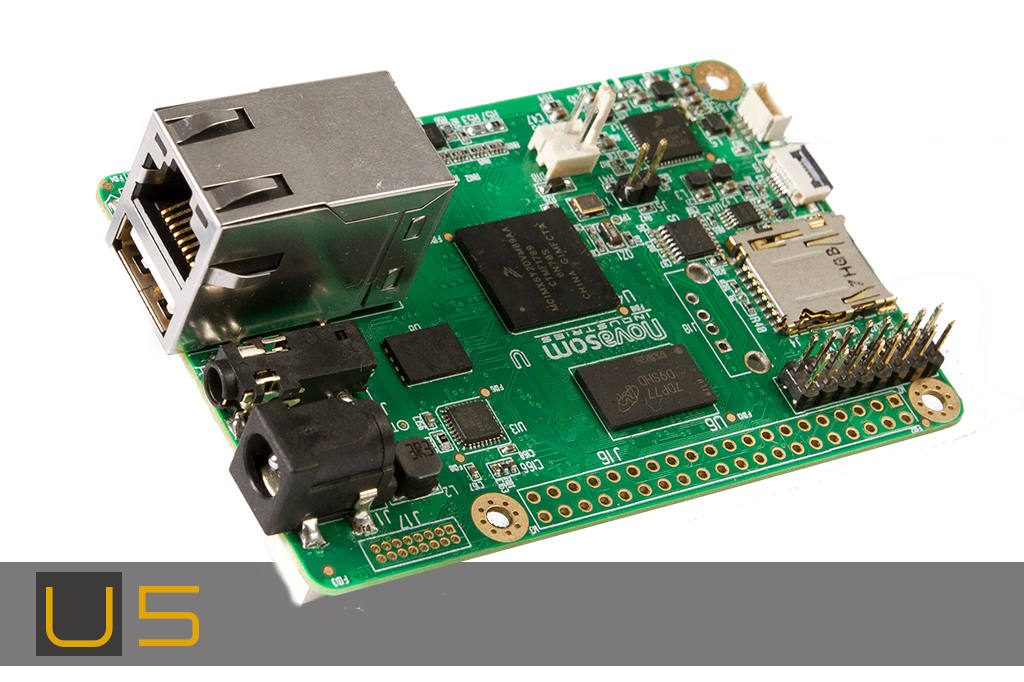 NOVASOM’s U5 SBC features NXP iMX6 ULL CPU