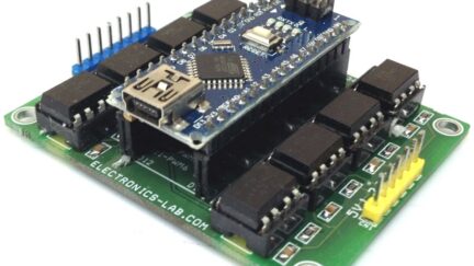 8 Channel Optically Isolated I/O Shield for Arduino Nano