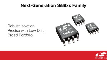Isolation ICs deliver precise current, voltage measurement with low temperature drift