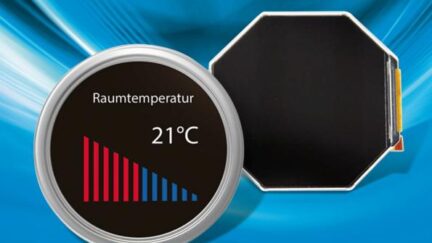 3.3” round TFT-LCD module delivers 600 cd/m2