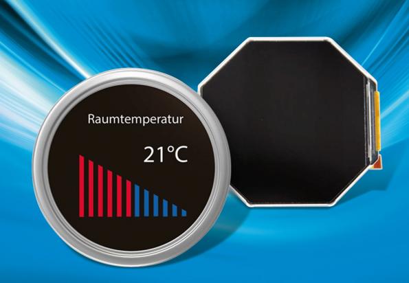 3.3” round TFT-LCD module delivers 600 cd/m2