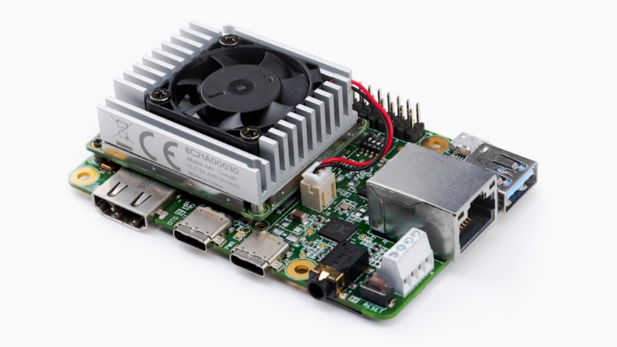 Google Coral – An i.MX8M dev board with Edge TPU AI chip