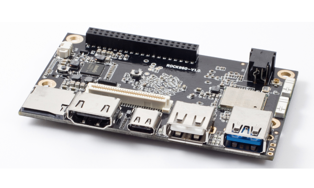 RK3399 SoC Based ROCK960 Model C Features 4-Lanes PCI-E 2.1