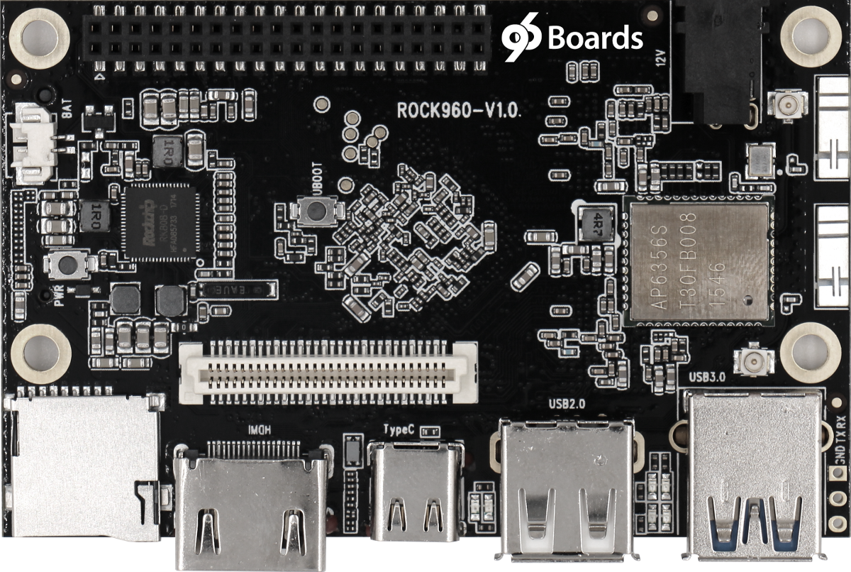RK3399 SoC Based ROCK960 Model C Features 4-Lanes PCI-E 2.1 RK3399 SoC Based ROCK960 Model C Features 4-Lanes PCI-E 2.1